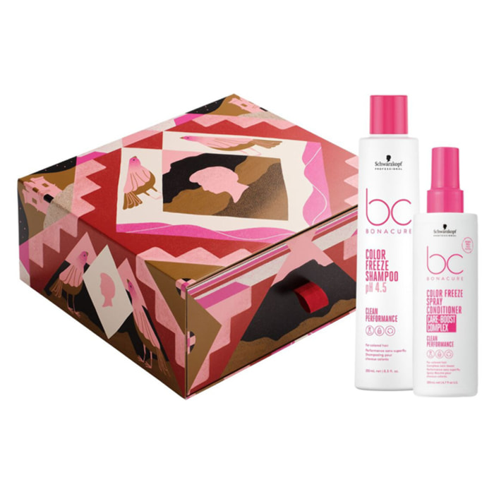 SCHWARZKOPF Set BC Bonacure Color freeze Shampoo 250ml + Spray Conditioner 200ml