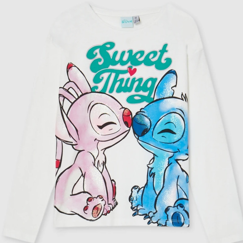 T-shirt stampa Stitch