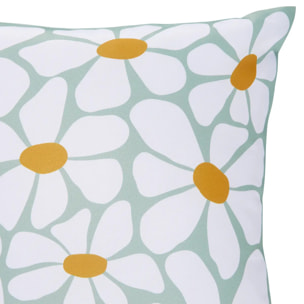 Housse de coussin d'extérieur "Talia" vert céladon 40x40cm