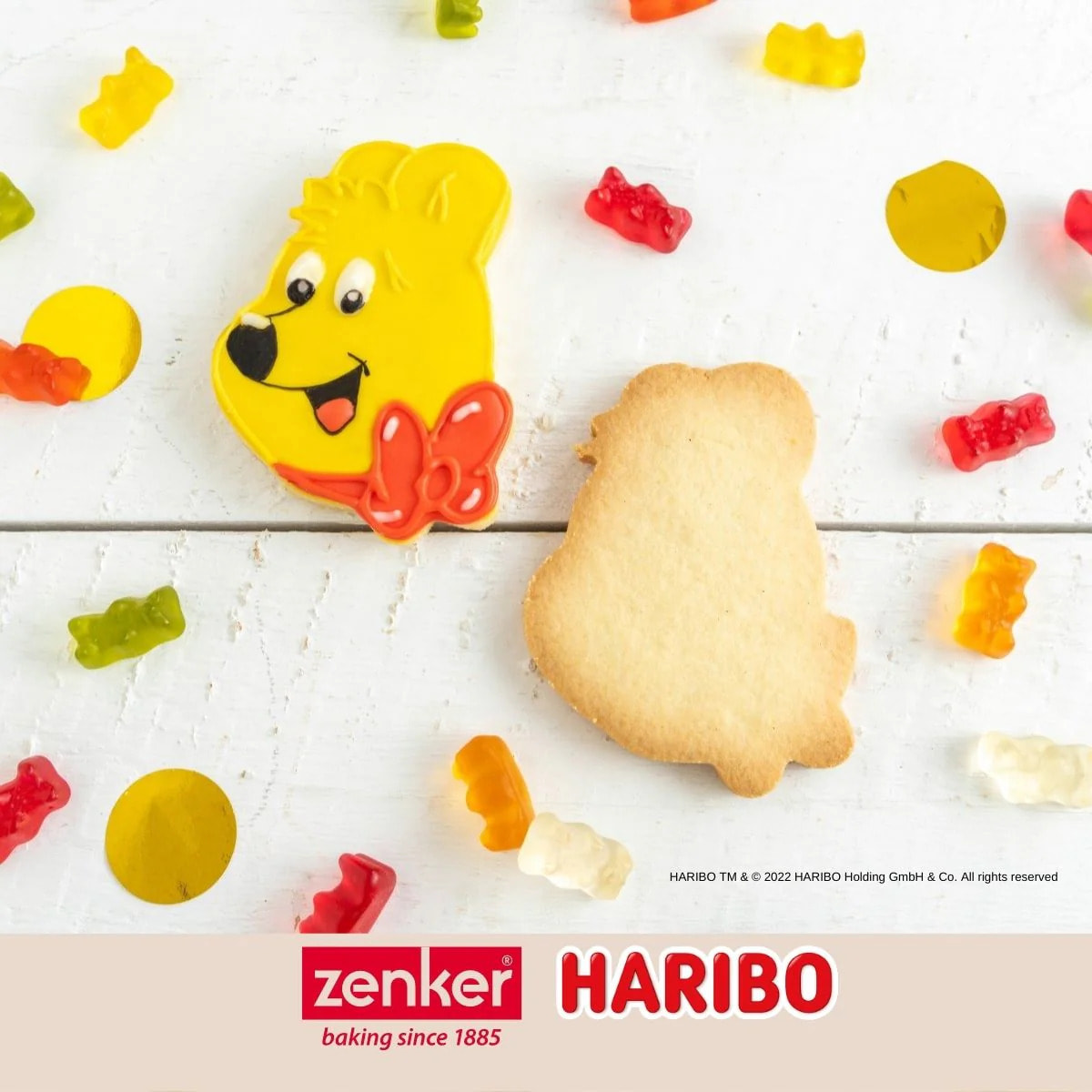 Lot de 3 emporte-pièces oursons en inox Zenker Haribo