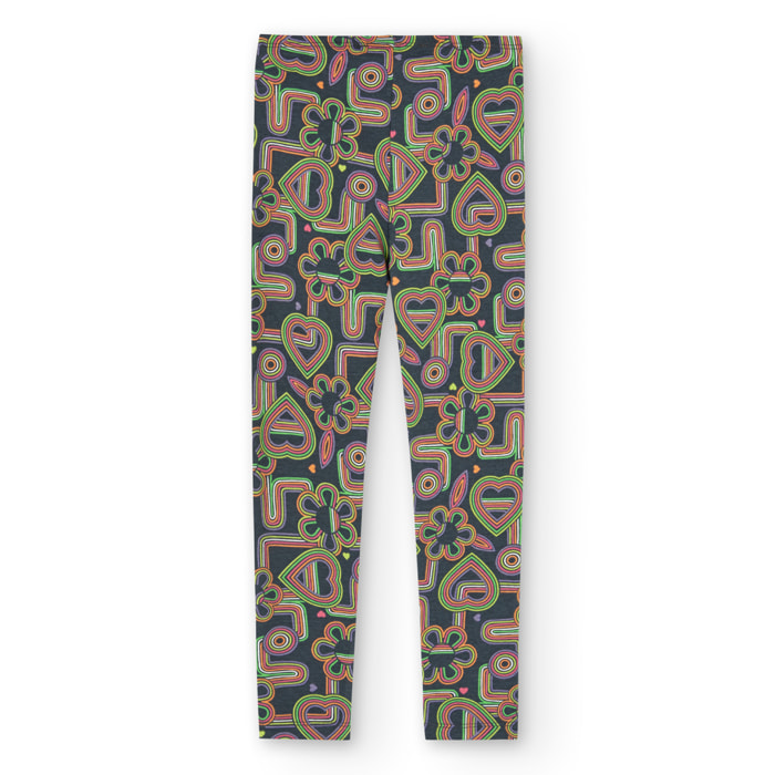 Leggings punto elástico de niña -BCI