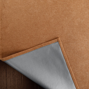 Rideau thermique accroche 3 en 1 occultant et réflecteur de chaleur - Marron Clair