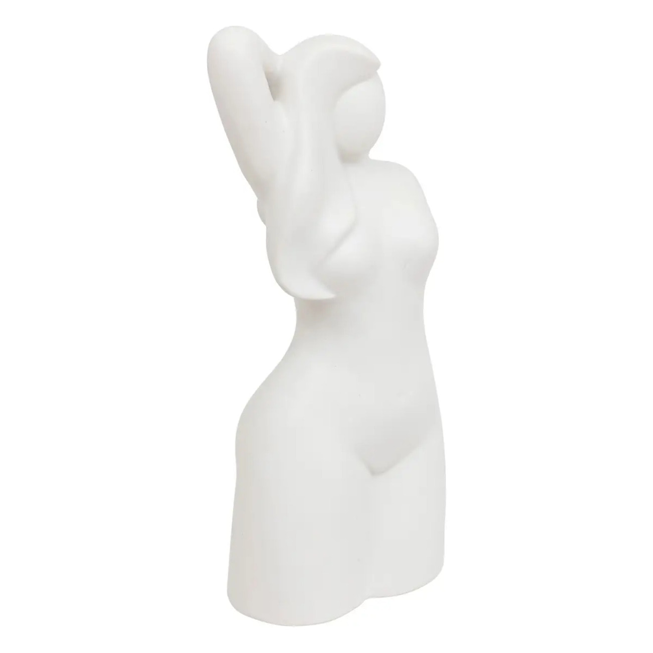Statue femme "Soleya" H28cm blanc