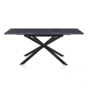 Mesa de comedor extensible Onix Negro