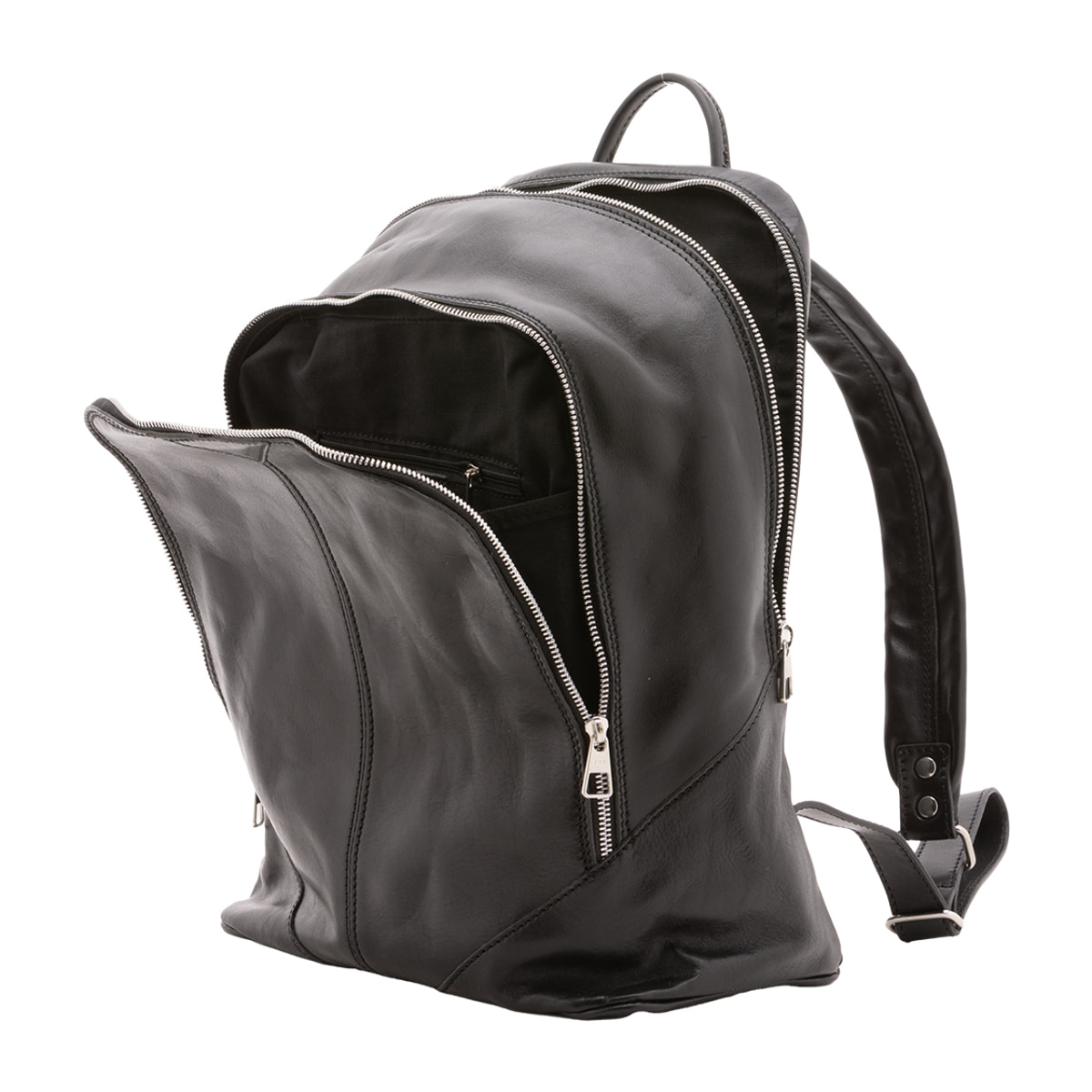 Zaino  unisex In Vera pelle Made in Italy 30x46x17 cm