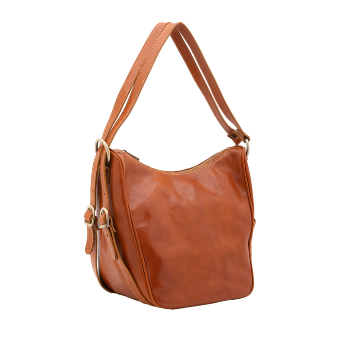 Borsa a spalla  da donna In Vera pelle Made in Italy 31x28x20 cm