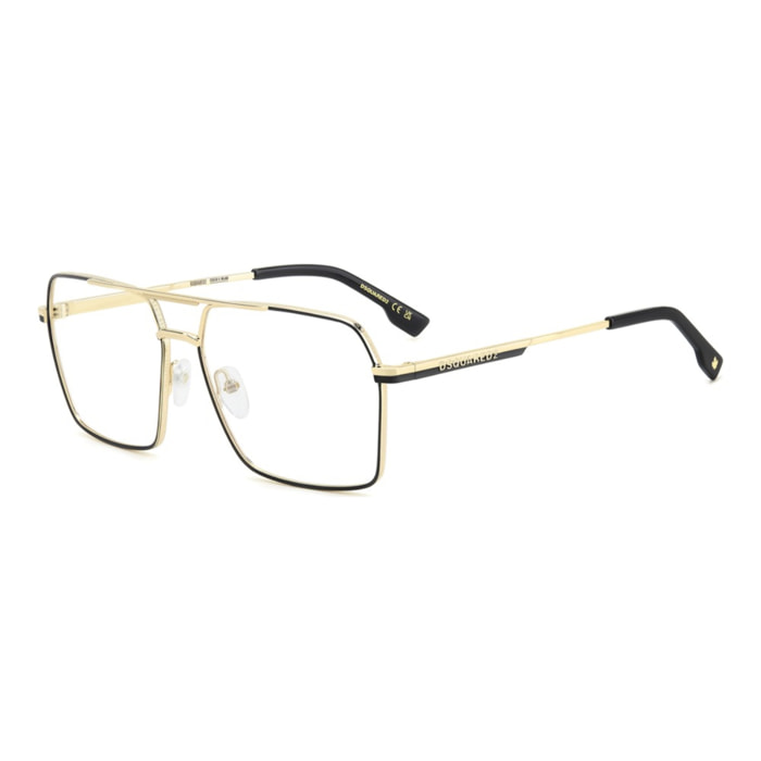 Gafas de Vista Dsquared2 D2 0157 0NZ de Metal Hombre 60 mm