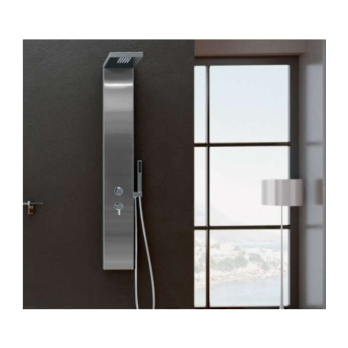 KINEDO Colonne douche Aquastyle - Inox brossé