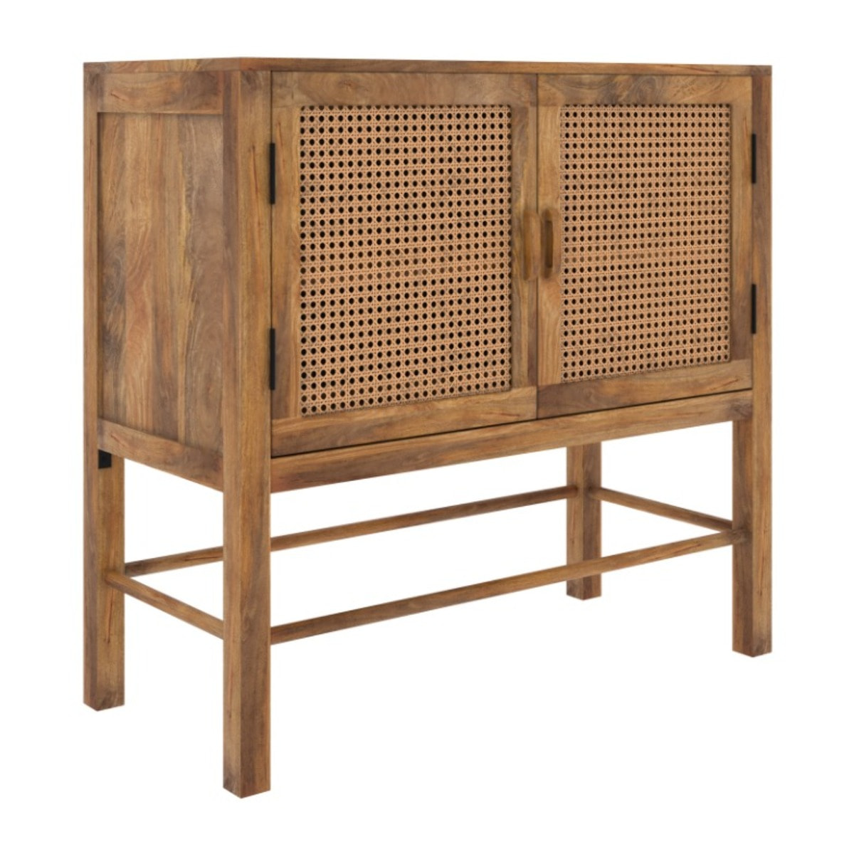 Buffet 2 portes en cannage - Tiki