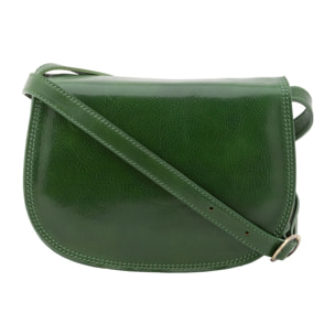 Borsa a tracolla da donna - Modello False - Vera pelle - 24.0 x 17.0 x 11.0 cm