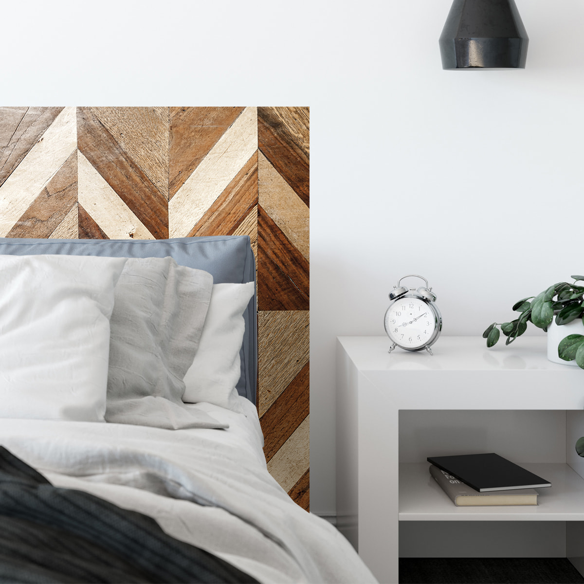 Stickers adhesivos de CERAMIKO - Rombos madera 65x100