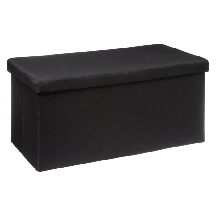 Pouf double pliant Noir Mix N' Modul