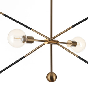 Suspension Tomasucci DEVON B, en acier, noir