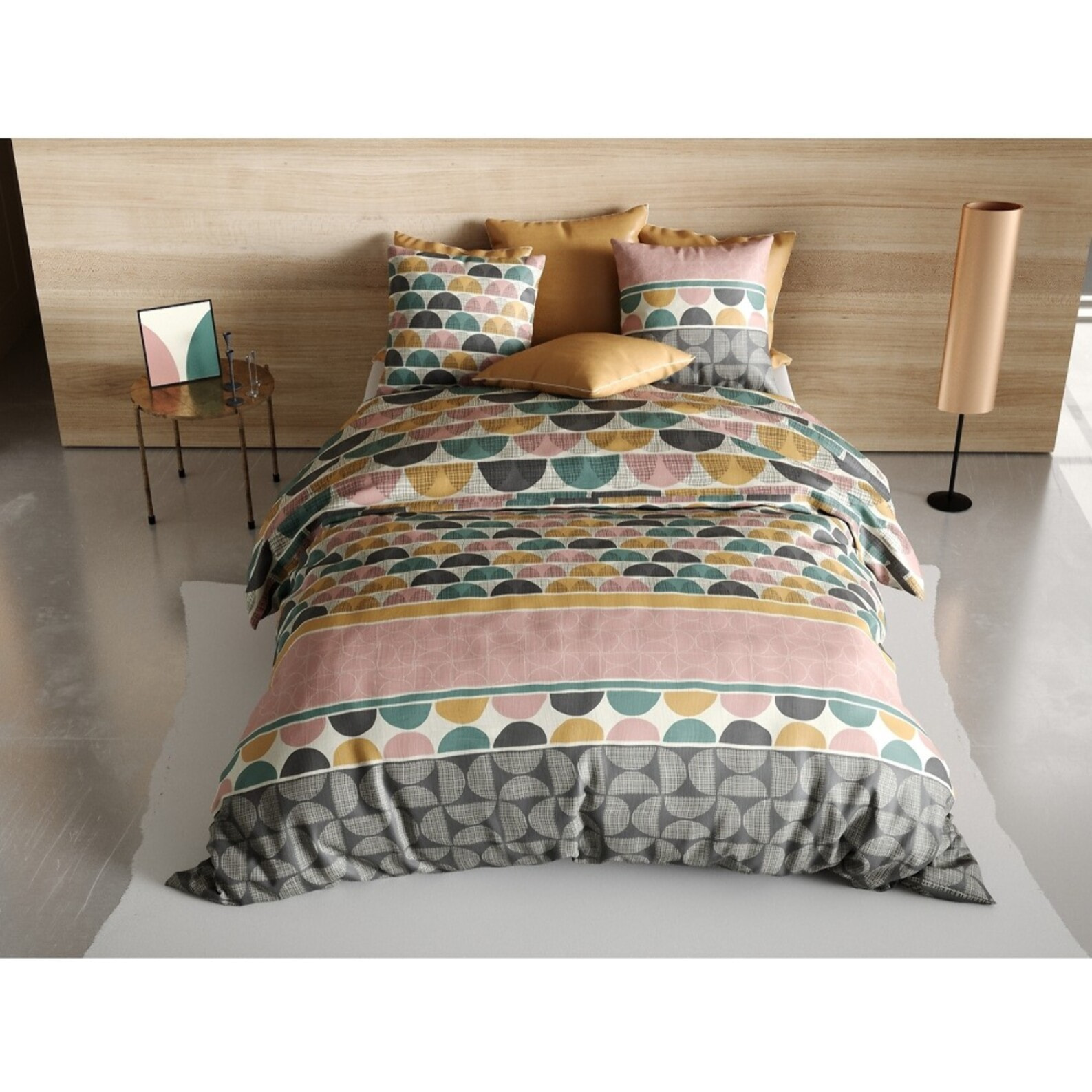 Parure Housse De Couette 100% coton 57fils Thanos