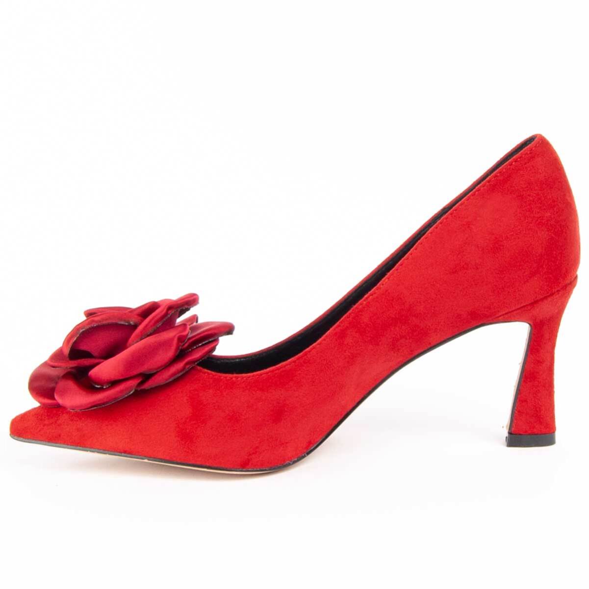 Zapato De Tacón - Rojo - Altura: 7 Cm