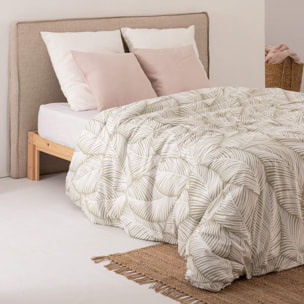 Housse de couette en 100% coton 157 fils Nijar Vert