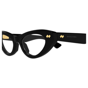 Gafas de Vista Bottega Veneta BV1354O-001 de Acetato Mujer 49 mm