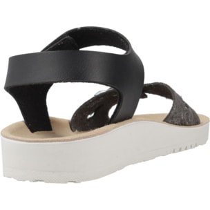 Sandalias Niña de la marca GEOX  modelo J SANDAL COSTAREI GI NEGRO