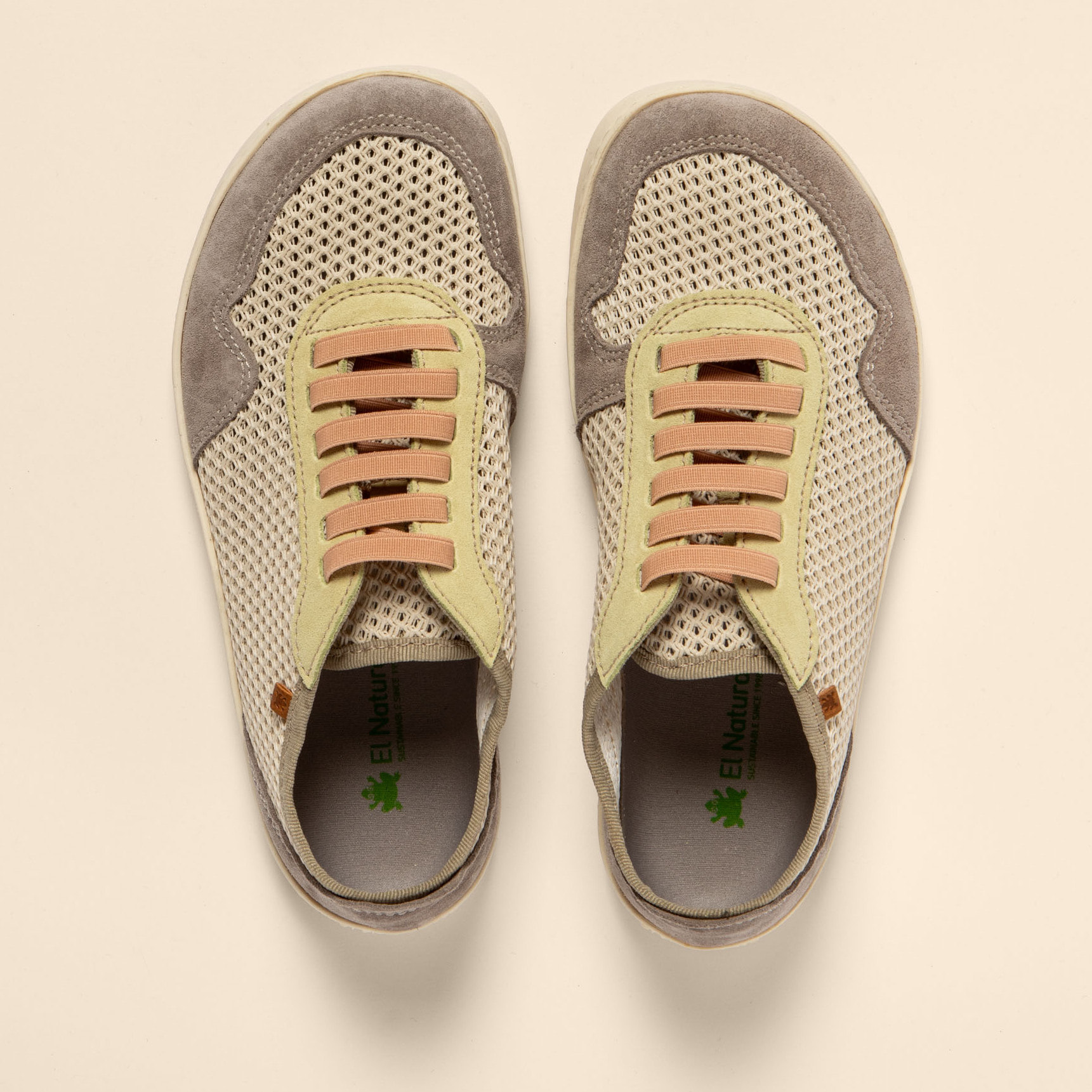 Zapatos N5914 MULTI MATERIAL MULTI CREAM/ ORIGEN color Multi cream