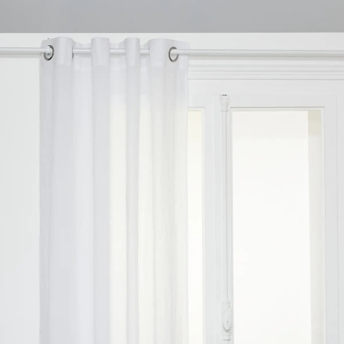 Voilage "Paxta" 135x240cm blanc