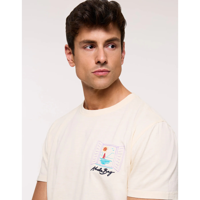 Camiseta Manga Corta Blanca - Hobatsam