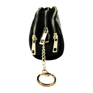 Monedero Cheval Firenze Cortina Goffrata Negro