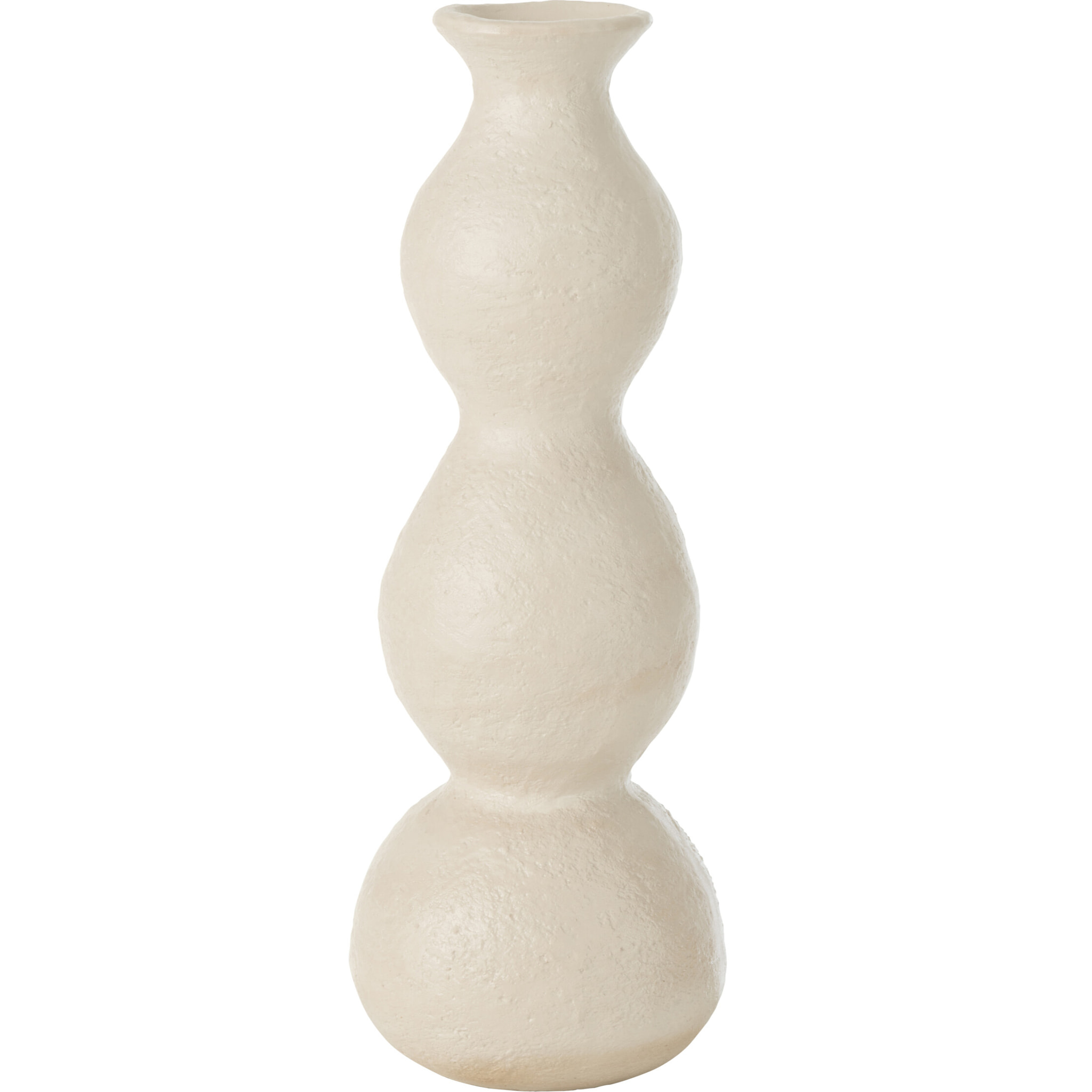 J-Line Vase Olina Ceramique Creme Large