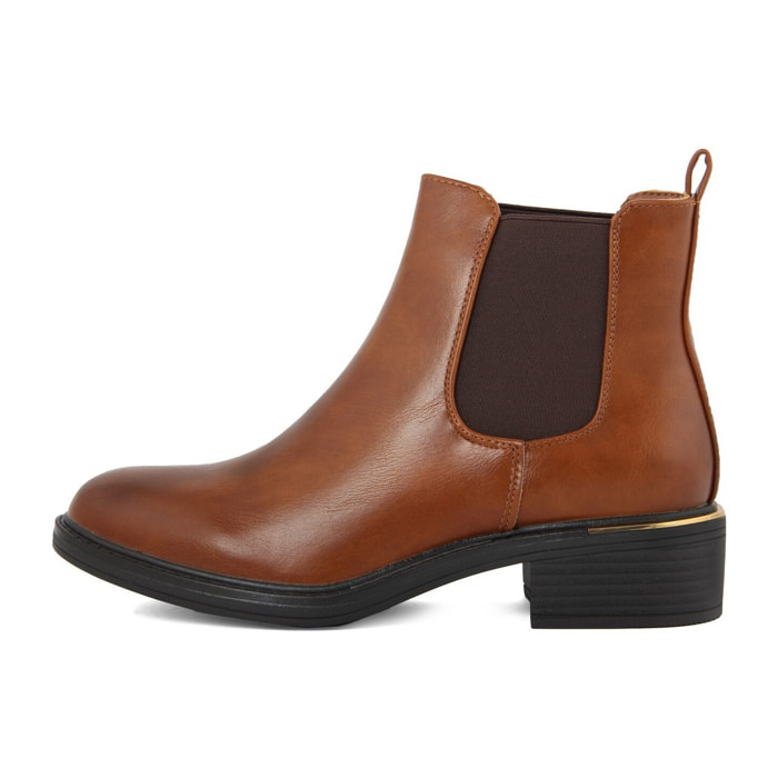 Stivaletti Donna colore Marrone-Altezza tacco:4cm