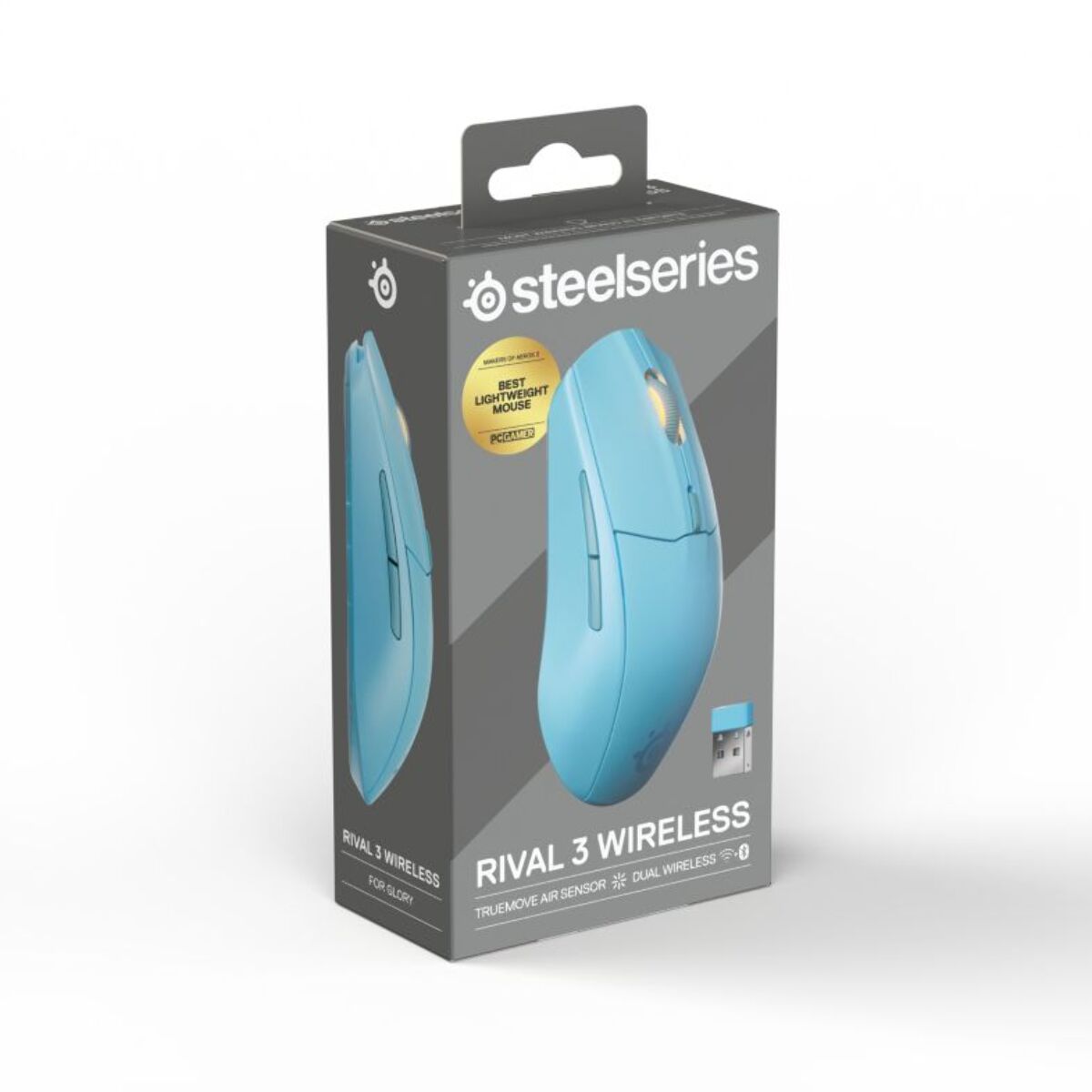 Souris Gamer Sans Fil STEELSERIES Rival 3 WL Gen 2 Aqua