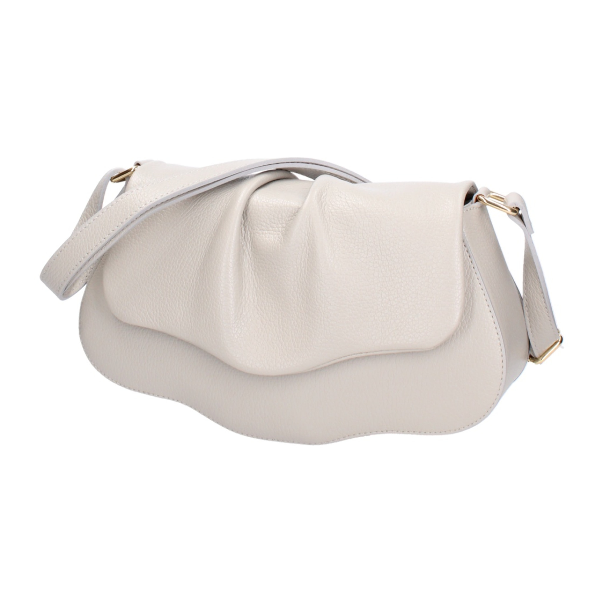 Borsa a spalla da donna - Modello False - Vera pelle - 30.5 x 19.5 x 9.0 cm