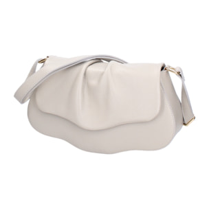 Borsa a spalla da donna - Modello False - Vera pelle - 30.5 x 19.5 x 9.0 cm