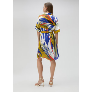 Vestito corto con stampa