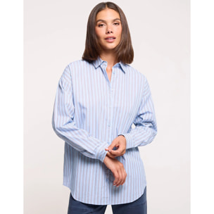 Camisa Manga Larga Azul - Cusco