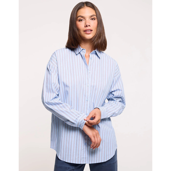 Camisa Manga Larga Azul - Cusco