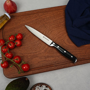 Couteau d'office noir   - "Essentials"