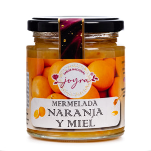 Mermelada artesanal de naranja y miel, 255gr.