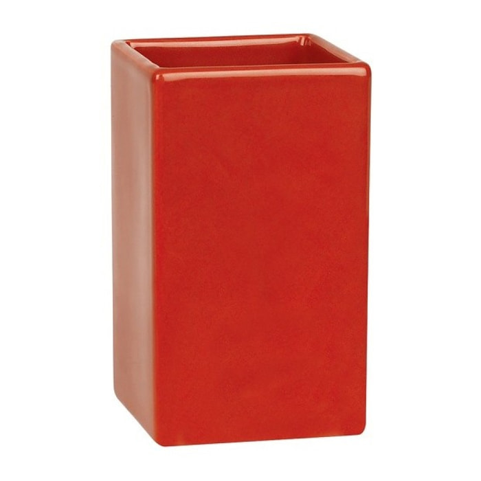 Goblet Céramique QUADRO Rouge Spirella