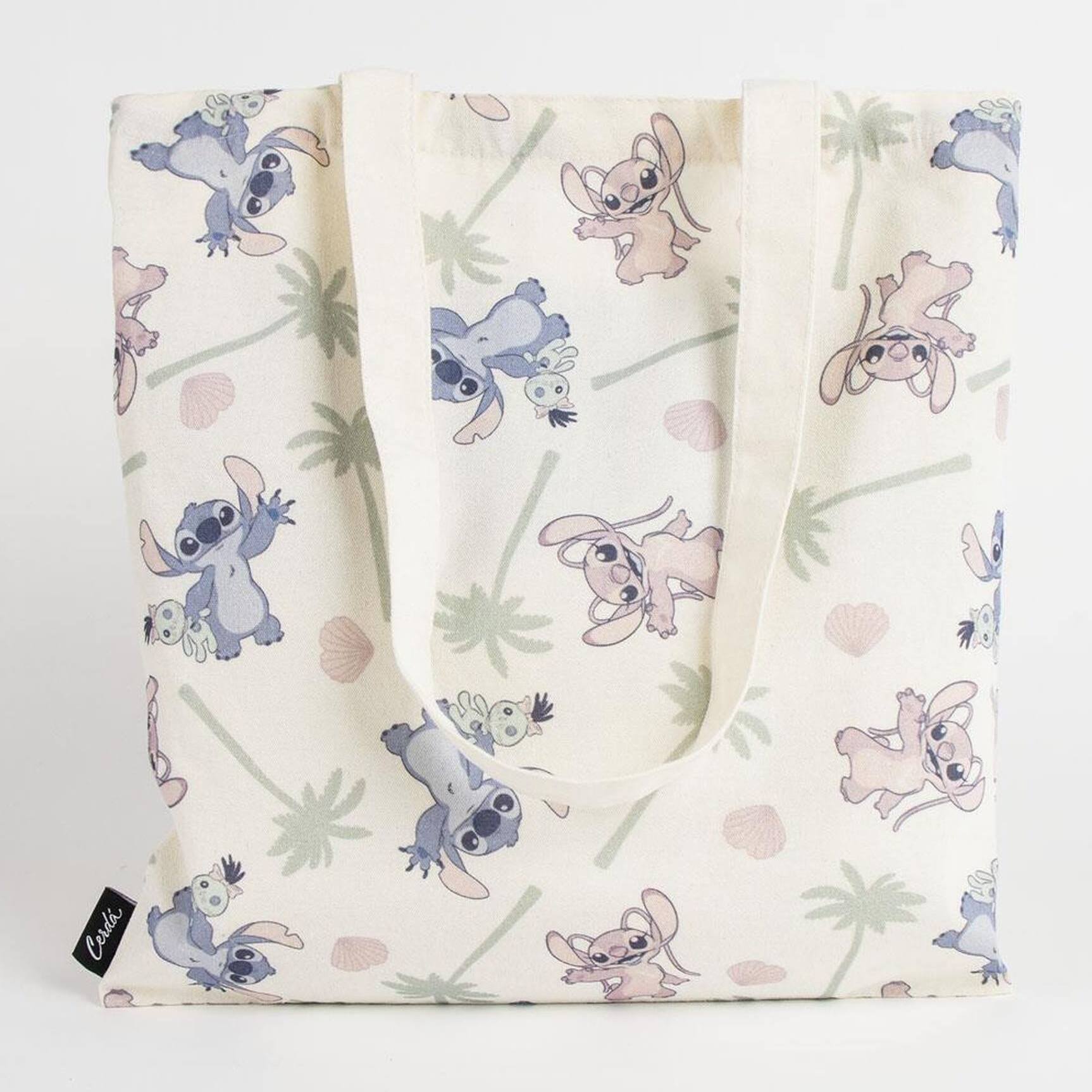 Bolsa de shopping stitch blanco