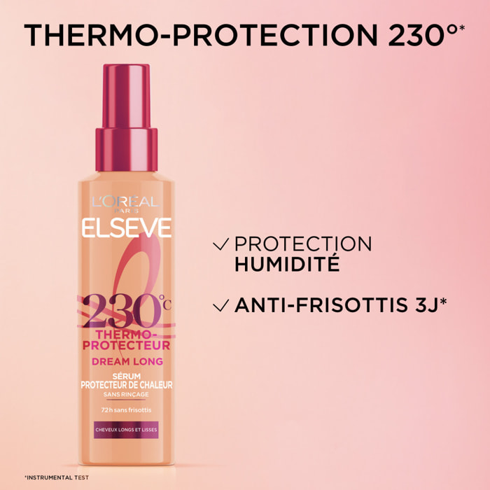 L'Oréal Paris Elseve Dream Long Spray Thermoprotecteur 150ml