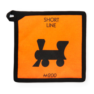 Set Canovaccio Presina e Guanto da Cucina Excelsa – Monopoly, Cotone Multicolore