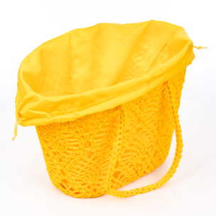 Zelbio bolso de hombro mujer. Fabricado en algodón.