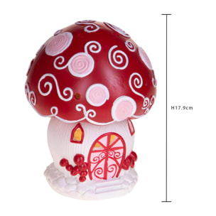 Casa fungo e caramelle - Pezzi 2 - 15,2xH17,9x14,4cm - Bianchi Dino SpA