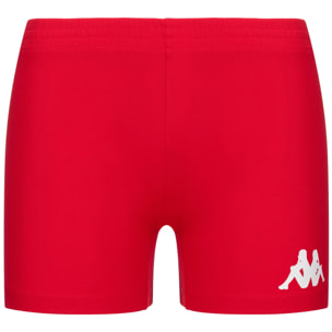 Kappa - Pantaloni Corti Donna Rosso - Kappa4Volley Genna
