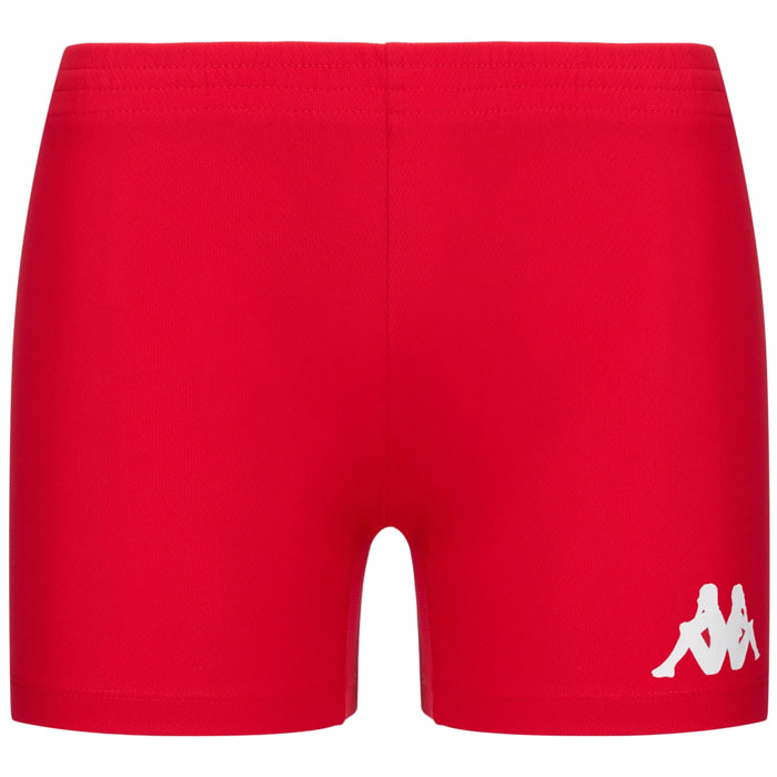 Kappa - Pantaloni Corti Donna Rosso - Kappa4Volley Genna