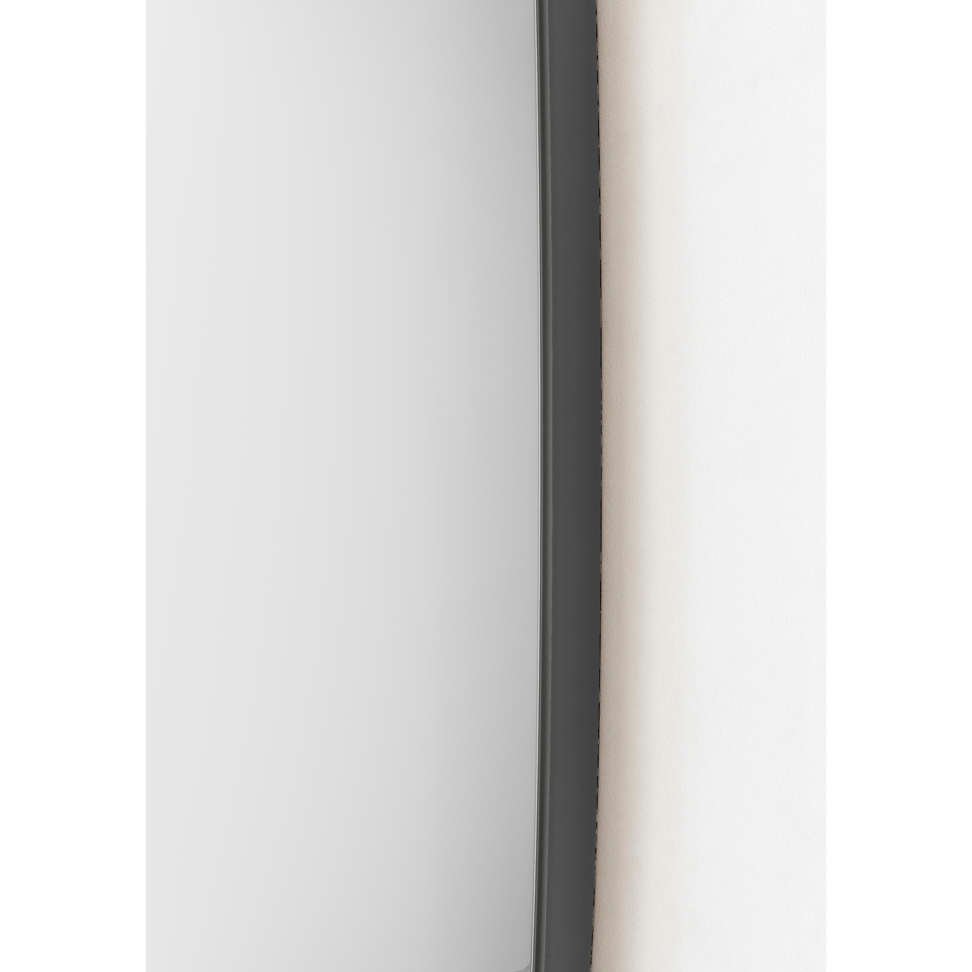 Set Lune espejos redondos Lune aglomerado grafito ø25cm y ø50cm