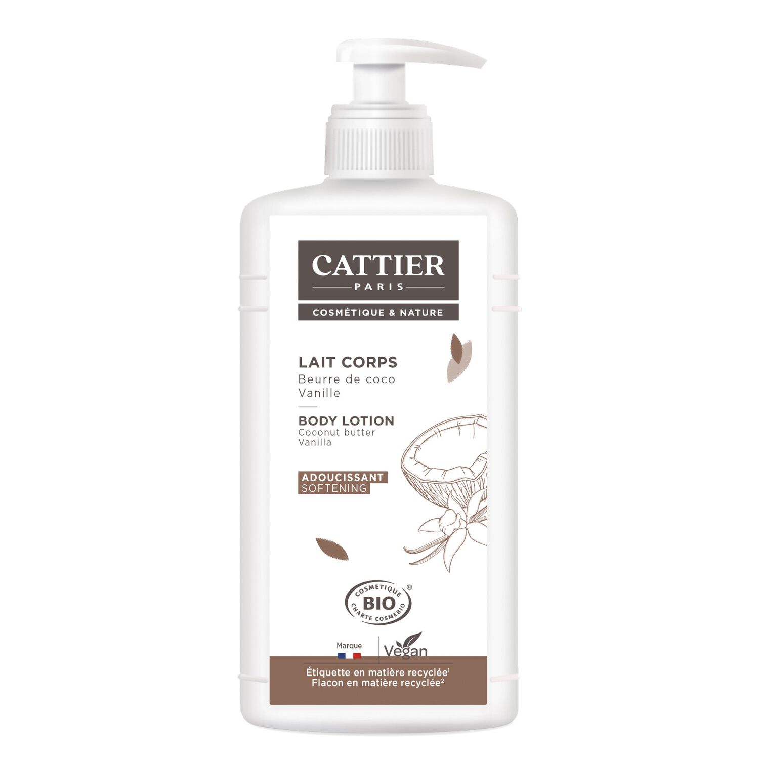 Lait Corps Adoucissant - Beurre de Coco & Vanille 500 ml