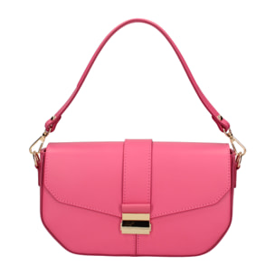 Borsa a spalla da donna In Vera pelle Made in Italy 27x15x7 cm