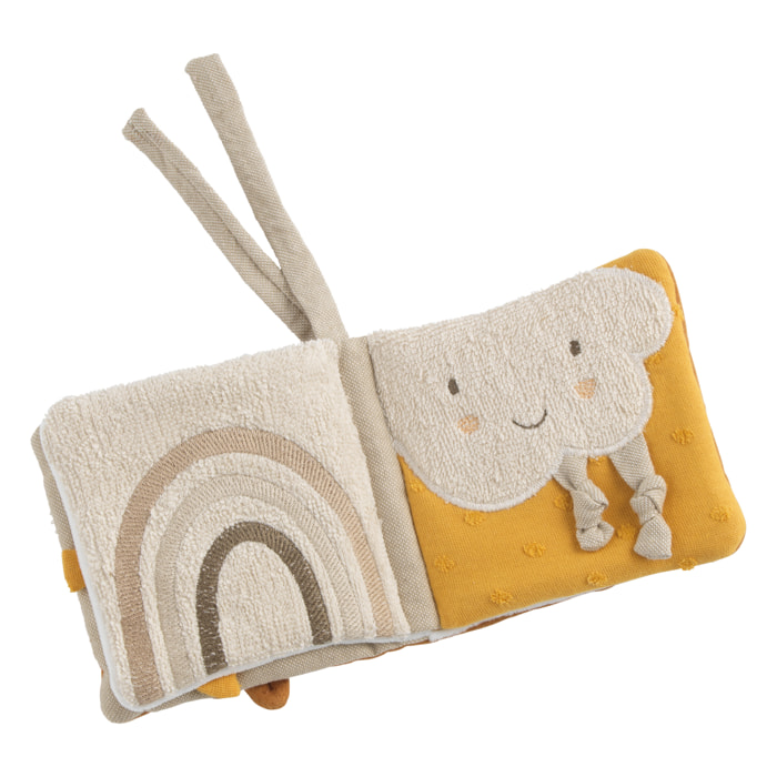 Livre d'éveil bébé en coton bio