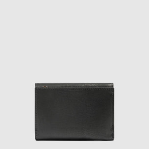 Piquadro Portafogli da piccolo in pelle con porta carte di credito, schermato con protezione RFID