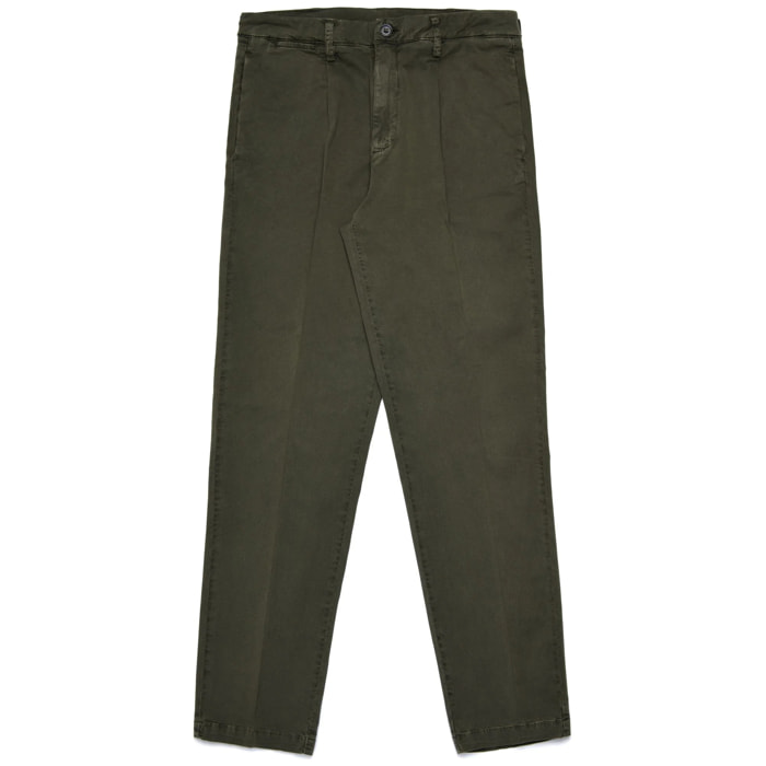Kappa - Pantaloni Uomo Verde - Cary Gabardine